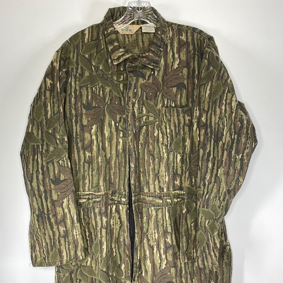 Vintage Red Head Hunting Fishing Coveralls Jumpsuit Size Large Tall - Picture 2 of 9